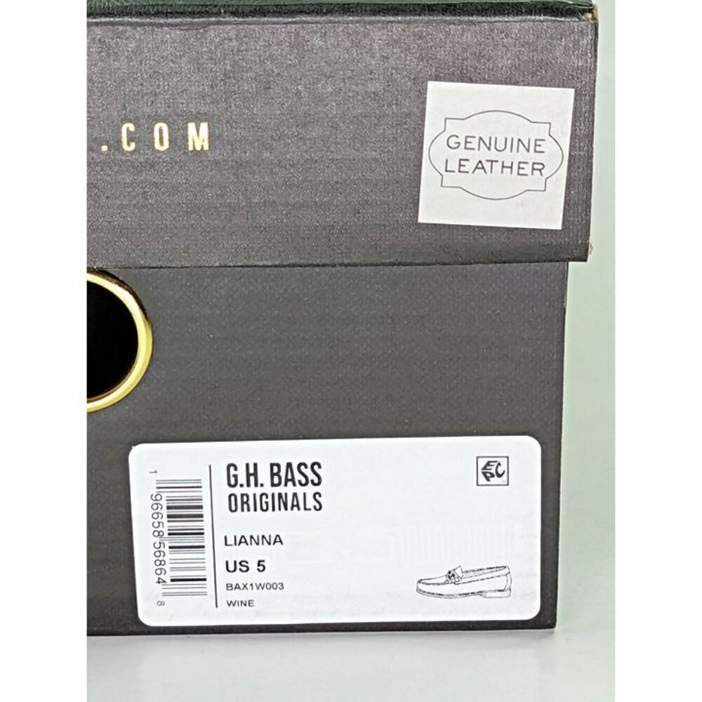 G.H. Bass Women's Weejuns Lianna Horsebit Loafers Wine Size 5 (MSRP $185) - Picture 12 of 12